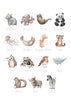 ABC Tiere & Pflanzen Cliparts für Unterrichtsmaterial | PNG & Ausmalbilder - Unterrichtsmaterial - lehrreich.ch