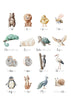 ABC Tiere & Pflanzen Cliparts für Unterrichtsmaterial | PNG & Ausmalbilder - Unterrichtsmaterial - lehrreich.ch