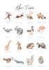 ABC Tiere & Pflanzen Cliparts für Unterrichtsmaterial | PNG & Ausmalbilder - Unterrichtsmaterial - lehrreich.ch